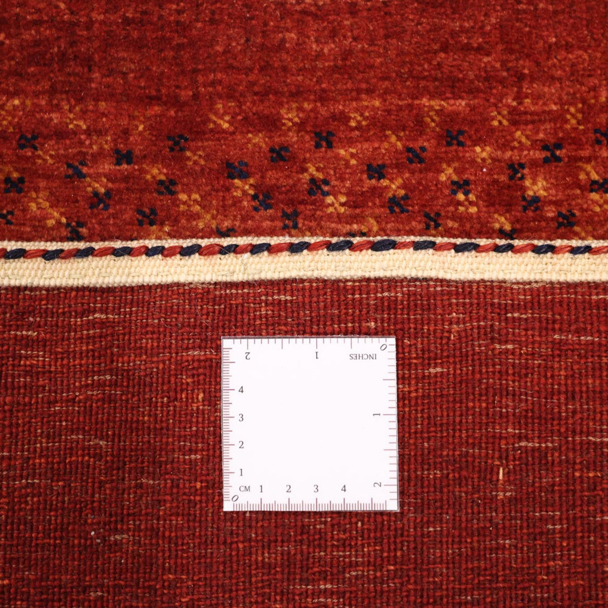 Tapis Gabbeh - Persan Kashkuli - 116 x 97 cm - rouille