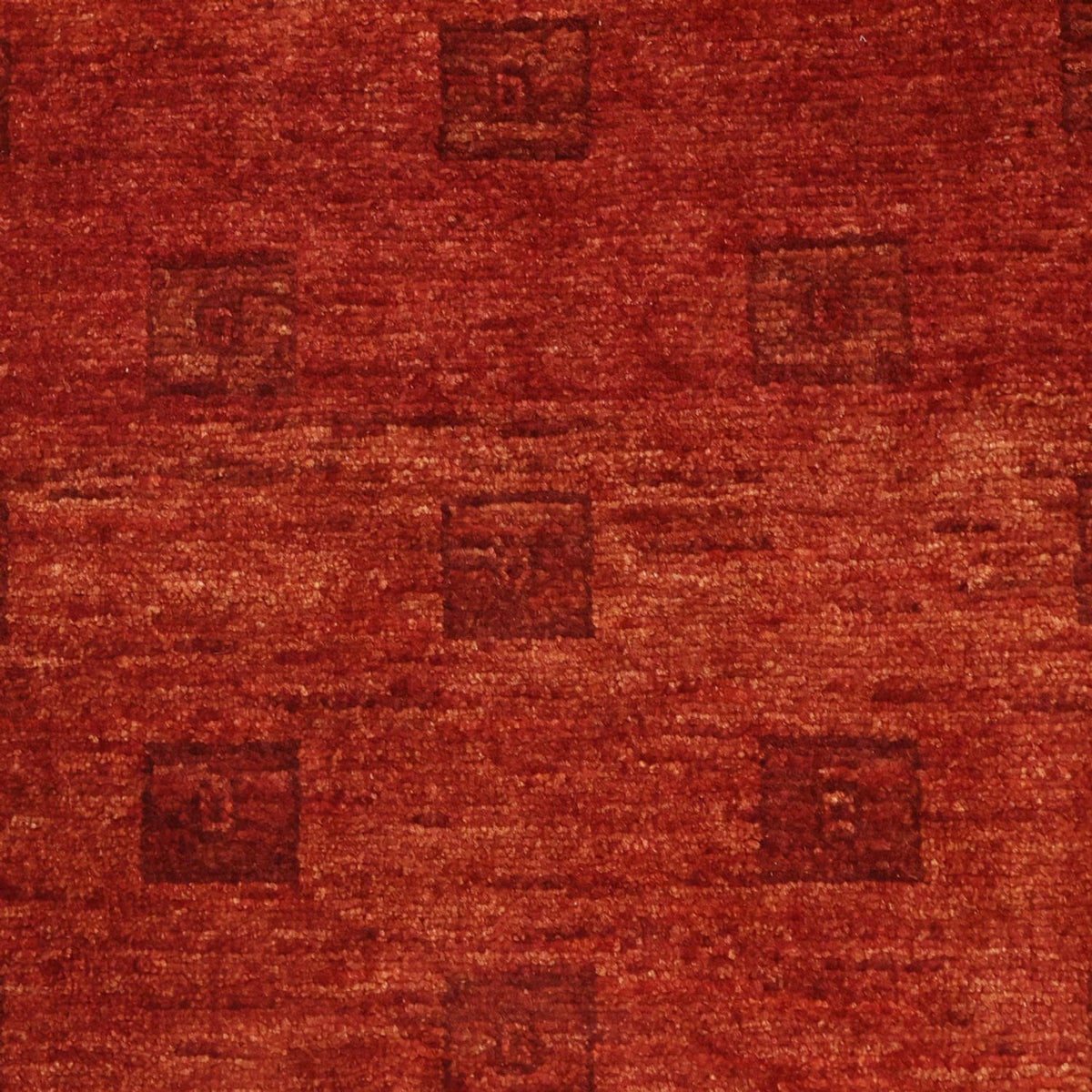 Tapis Gabbeh - Persan Kashkuli - 89 x 80 cm - rouille