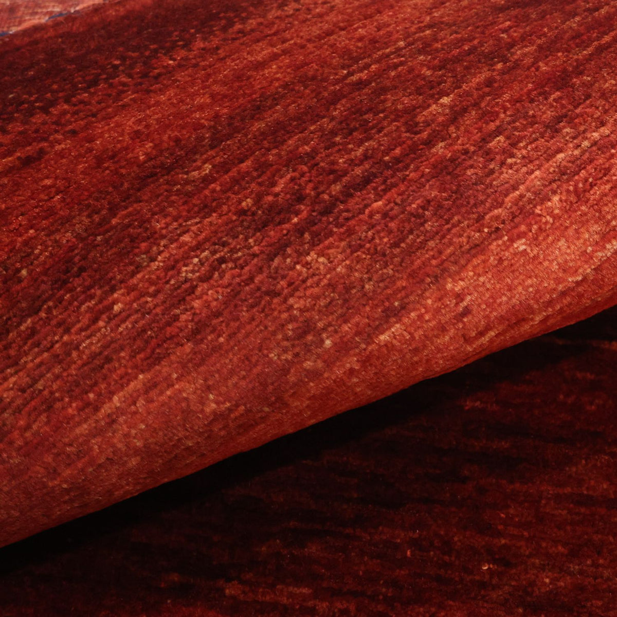 Tapis Gabbeh - Persan Kashkuli - 89 x 80 cm - rouille