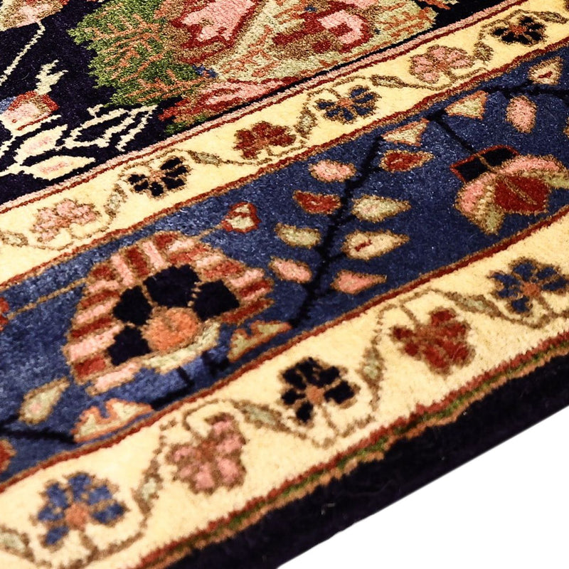 Tapis persan - Nomadic - 199 x 149 cm - bleu foncé