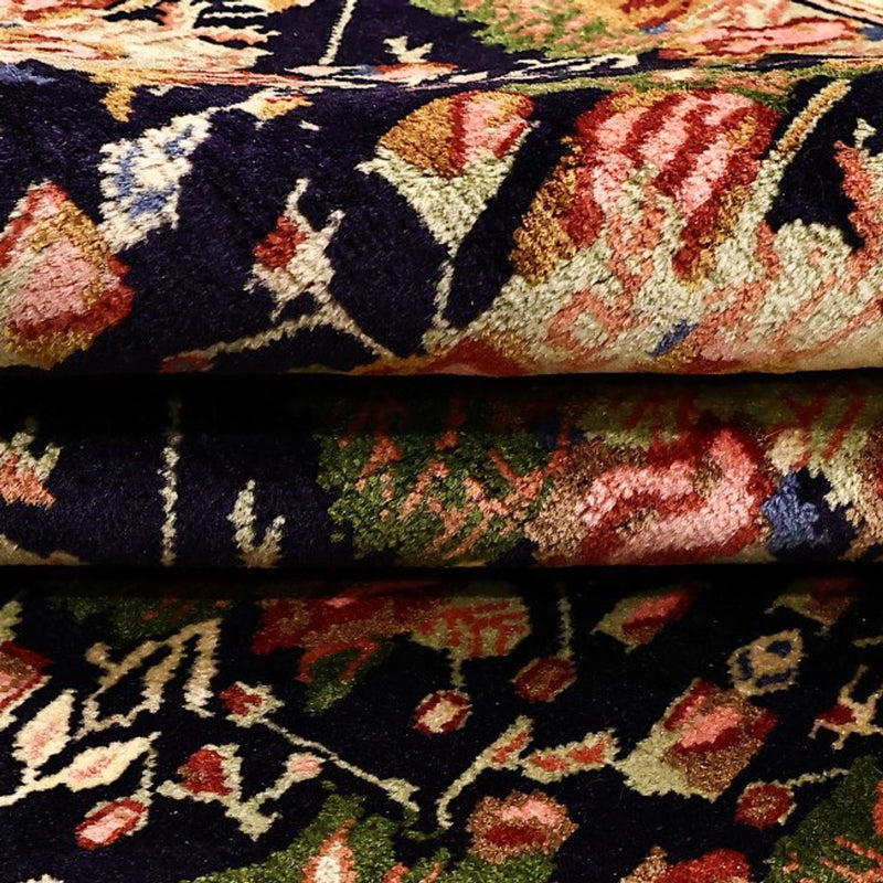 Tapis persan - Nomadic - 199 x 149 cm - bleu foncé