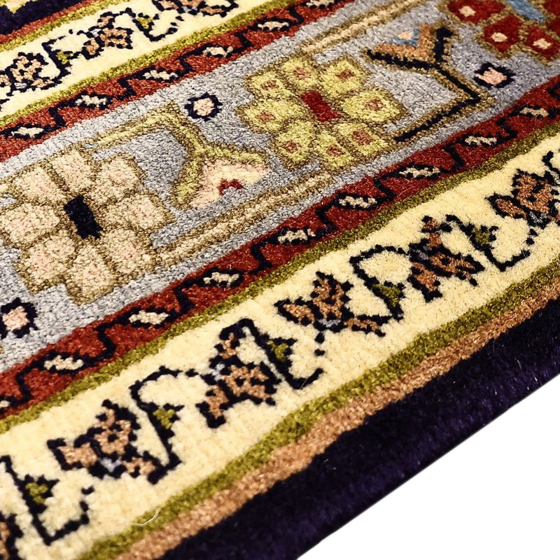 Tapis persan - Nomadic - 210 x 148 cm - vert