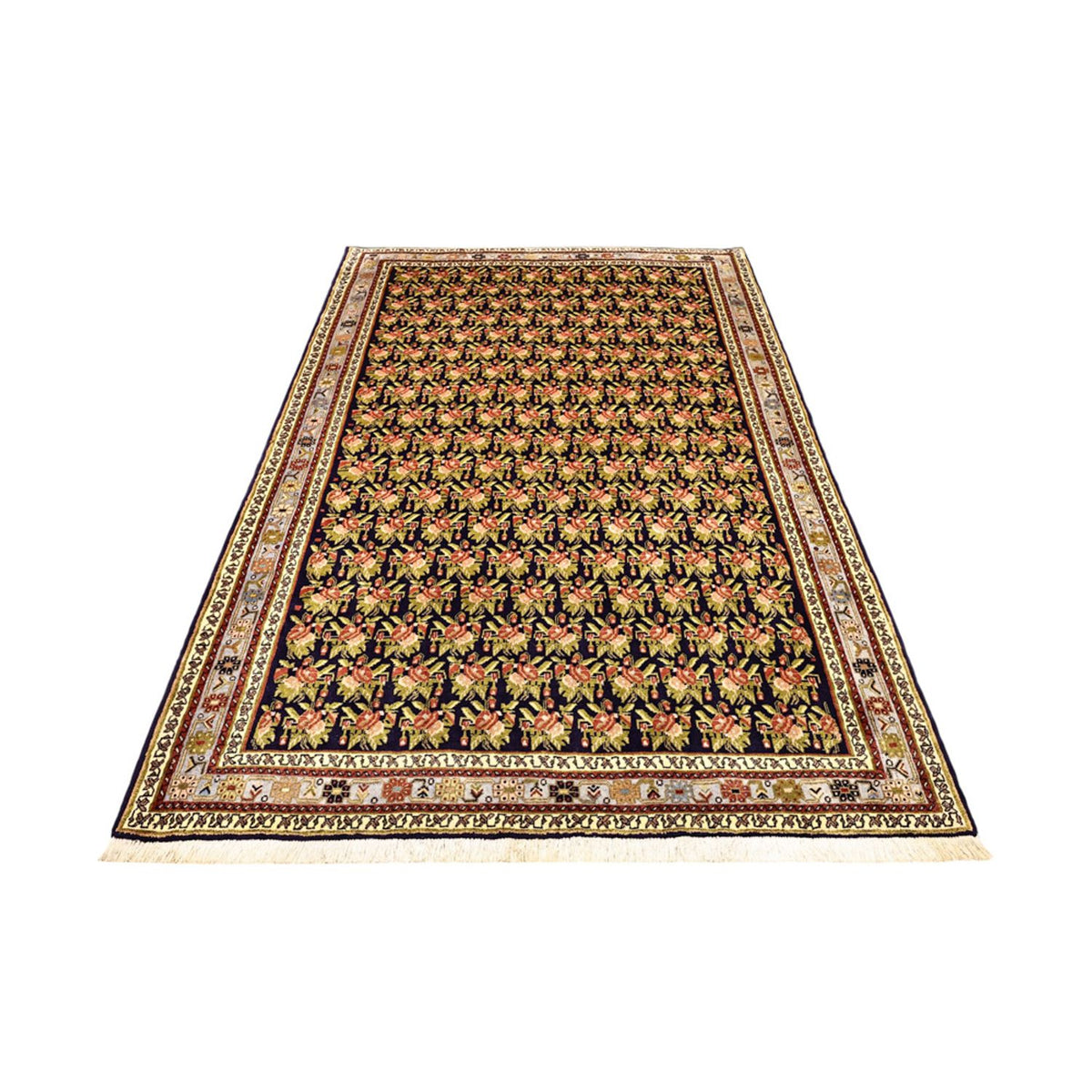 Tapis persan - Nomadic - 210 x 148 cm - vert