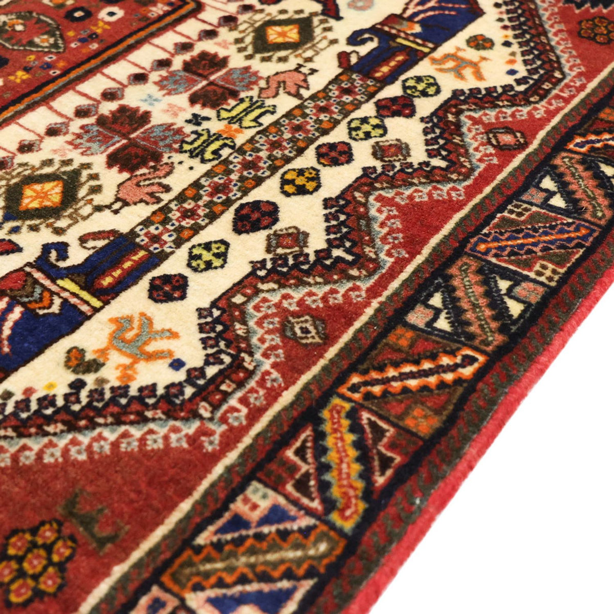 Tapis persan - Nomadic - 150 x 101 cm - beige