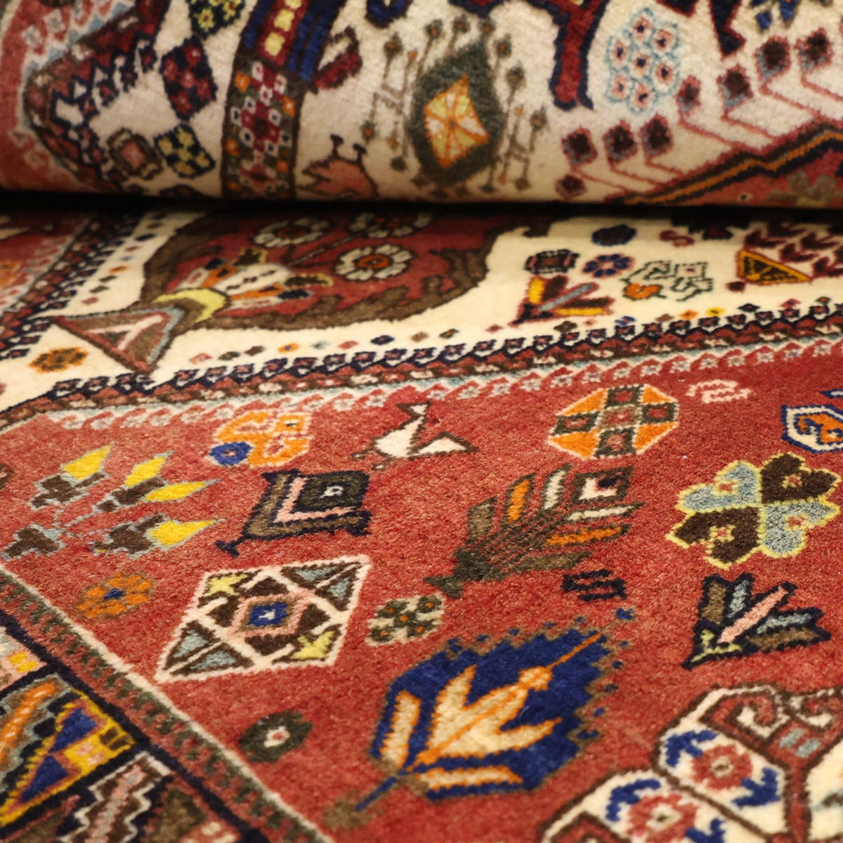 Tapis persan - Nomadic - 150 x 101 cm - beige