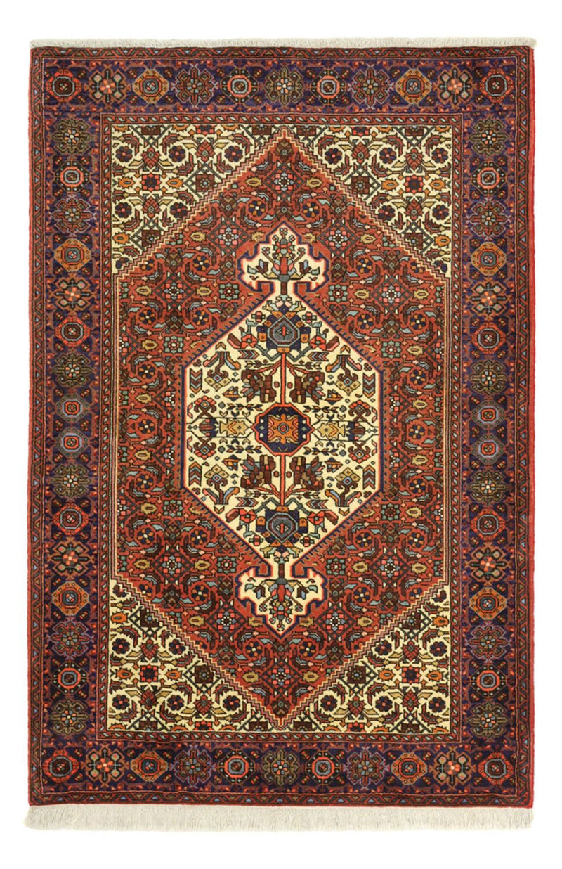 Tapis persan - Nomadic - 152 x 101 cm - rouge foncé