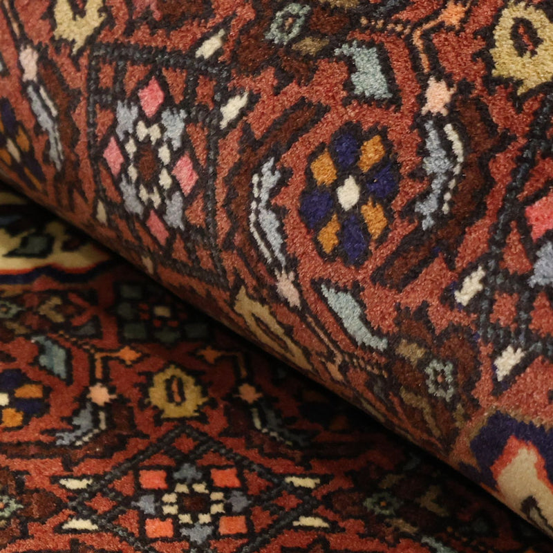 Tapis persan - Nomadic - 152 x 101 cm - rouge foncé