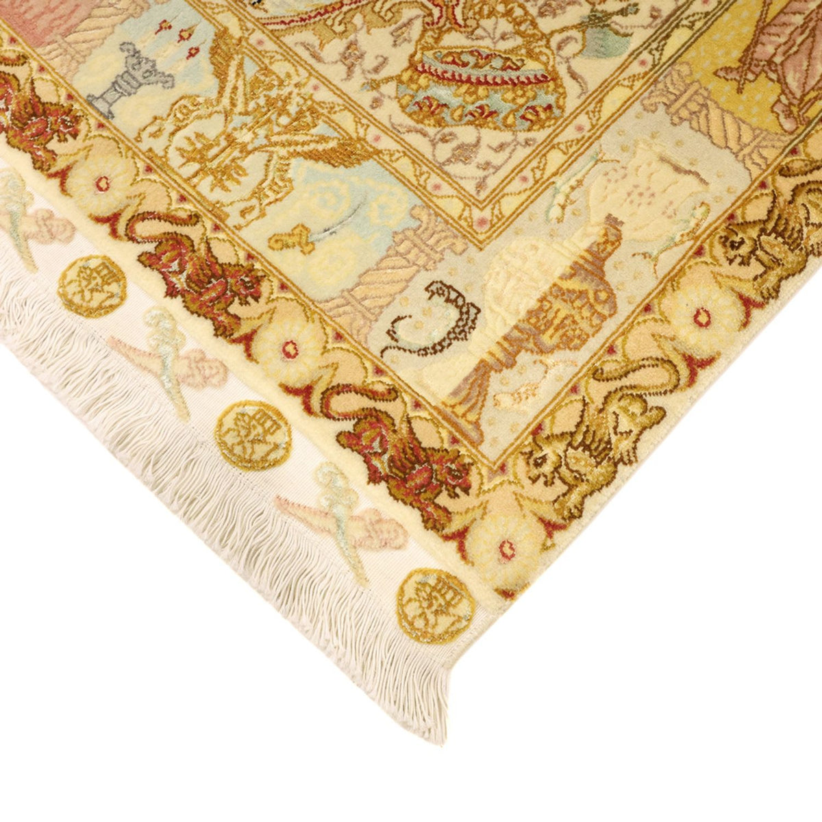 Tapis persan - Tabriz - Royal - 160 x 101 cm - beige