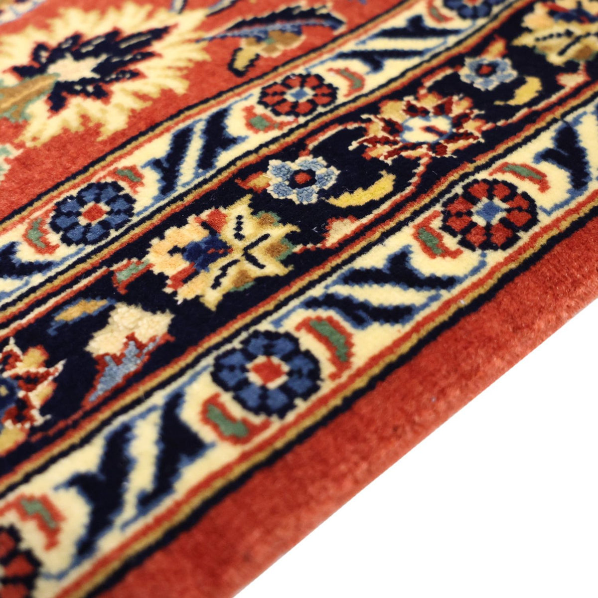 Tapis de couloir Tapis persan - Keshan - 151 x 57 cm - rouge