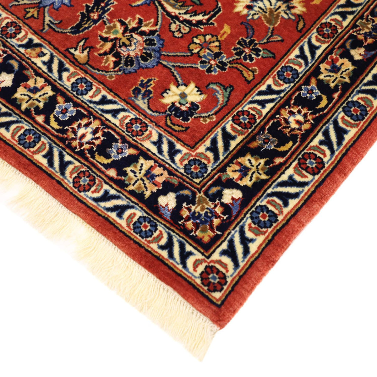 Tapis de couloir Tapis persan - Keshan - 151 x 57 cm - rouge