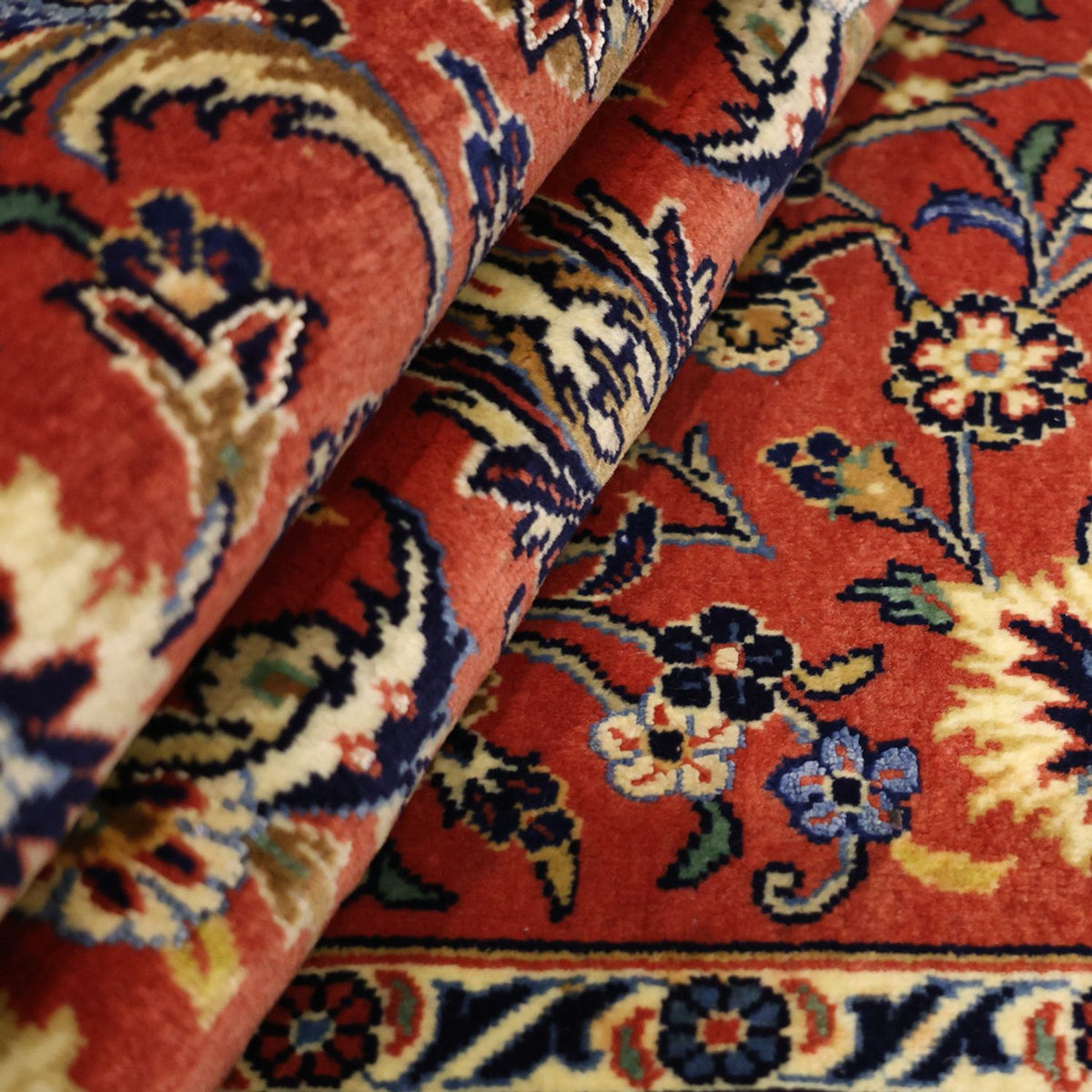 Tapis de couloir Tapis persan - Keshan - 151 x 57 cm - rouge