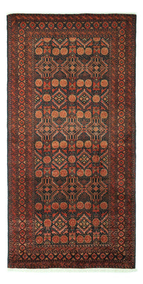 Tapis de couloir Tapis Belutsch - 198 x 102 cm - rouge foncé