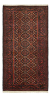 Tapis Belutsch 98x192cm - Tapis oriental - Tapis de couloir / Rouge foncé / 98 x 192 cm Tapis de couloir