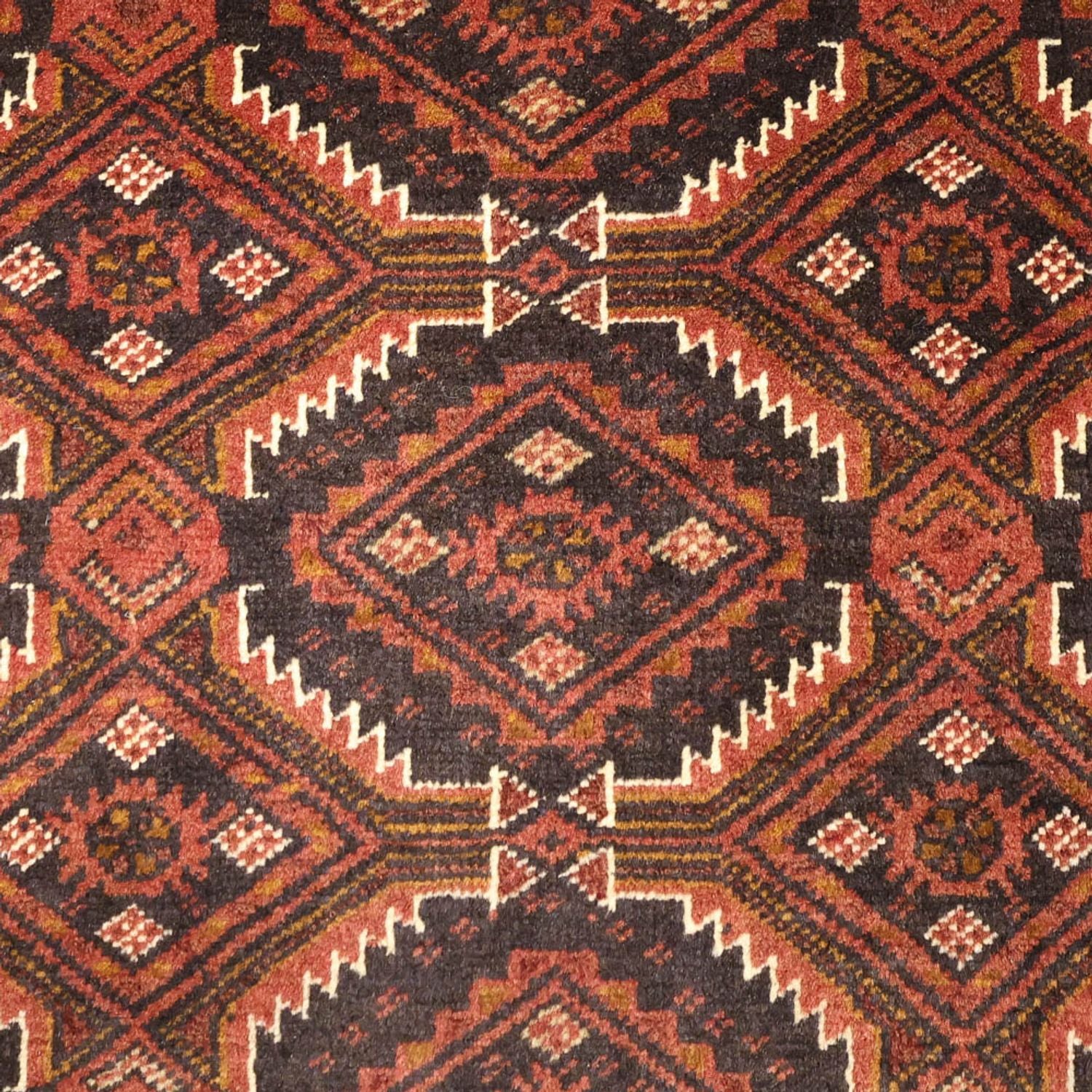 Tapis de couloir Tapis Belutsch - 192 x 98 cm - rouge foncé