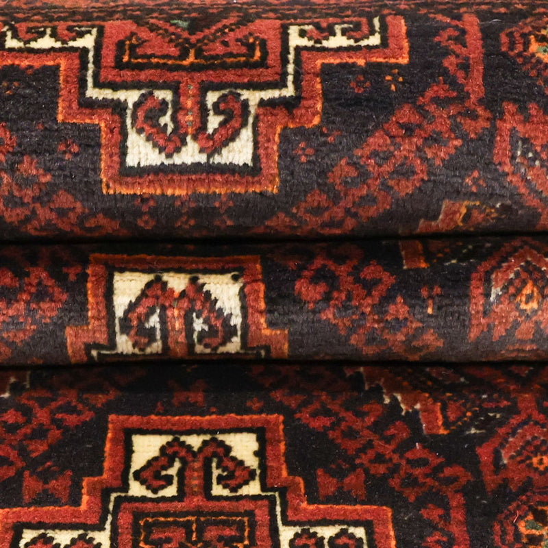 Tapis de couloir Tapis Belutsch - 194 x 97 cm - rouge foncé