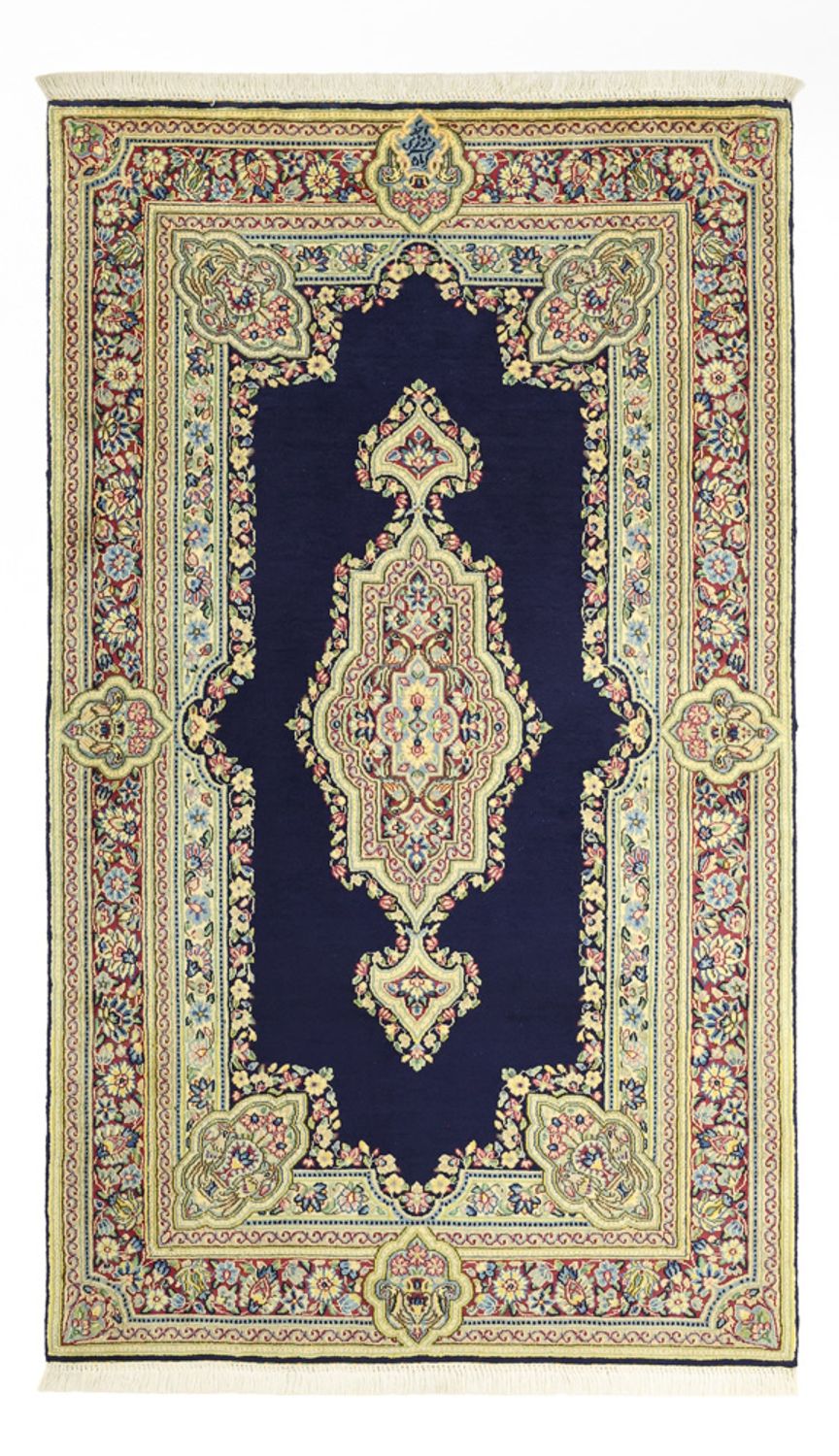 Tapis persan - Classique - Royal - 148 x 89 cm - bleu foncé