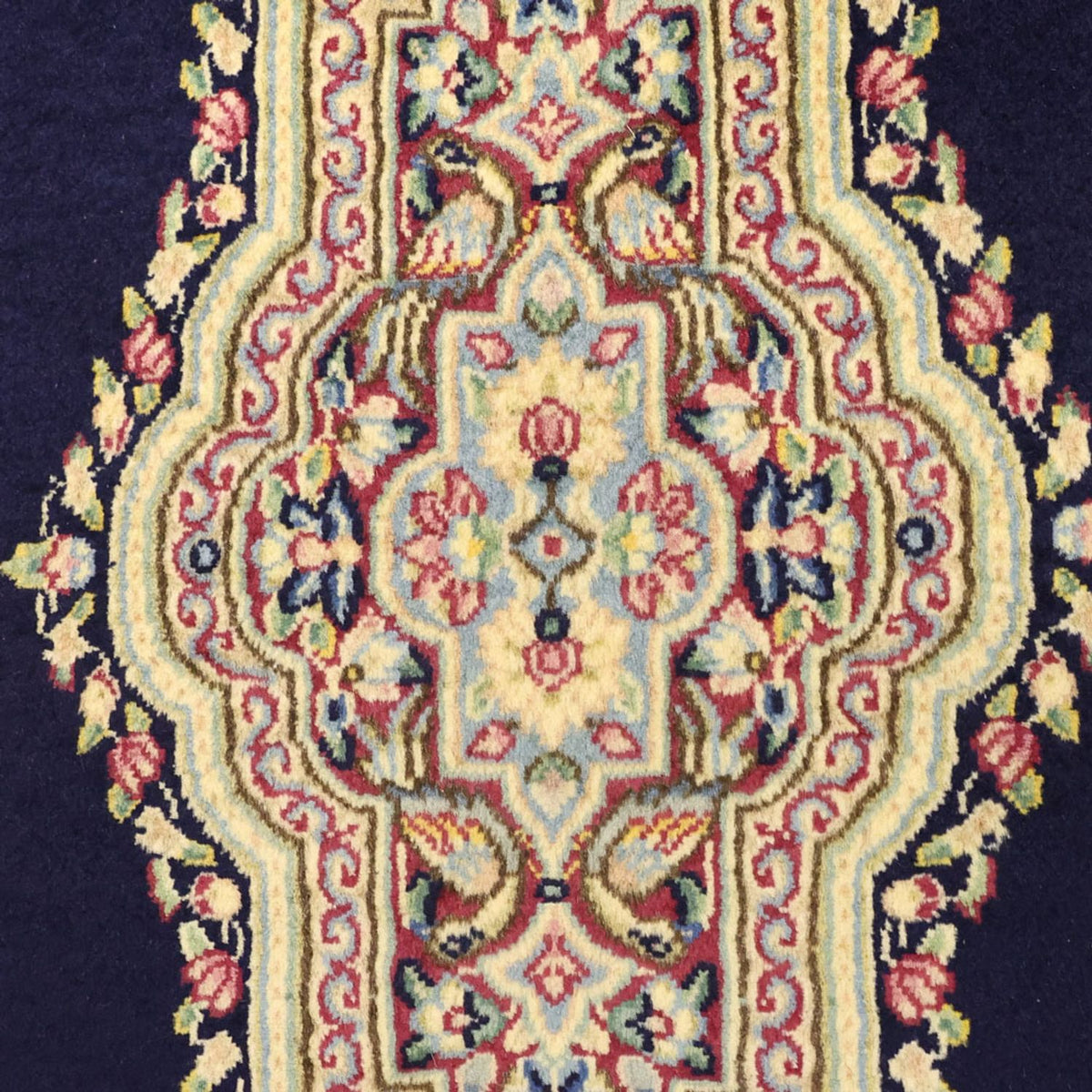 Tapis persan - Classique - Royal - 148 x 89 cm - bleu foncé