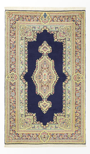 Perserteppich - Classic - Rawar - 147 x 90 cm - dunkelblau