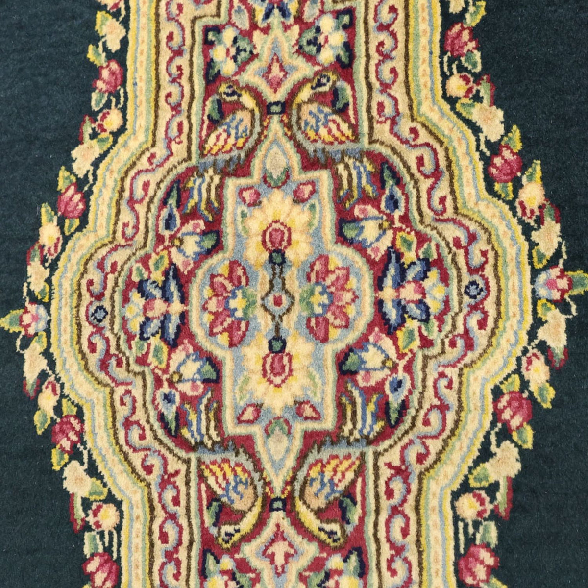 Tapis persan - Classique - Royal - 152 x 90 cm - vert foncé