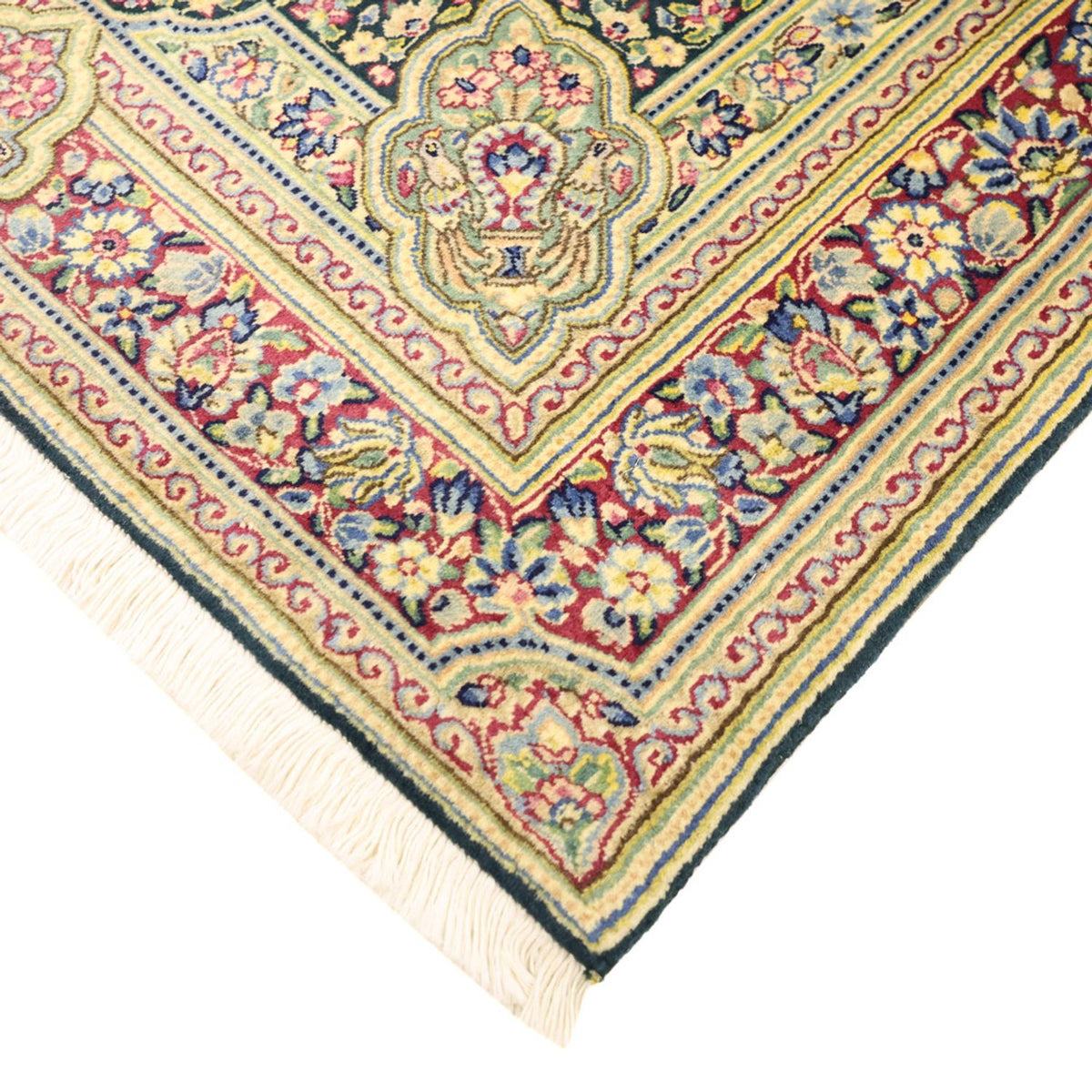 Tapis persan - Classique - Royal - 152 x 90 cm - vert foncé