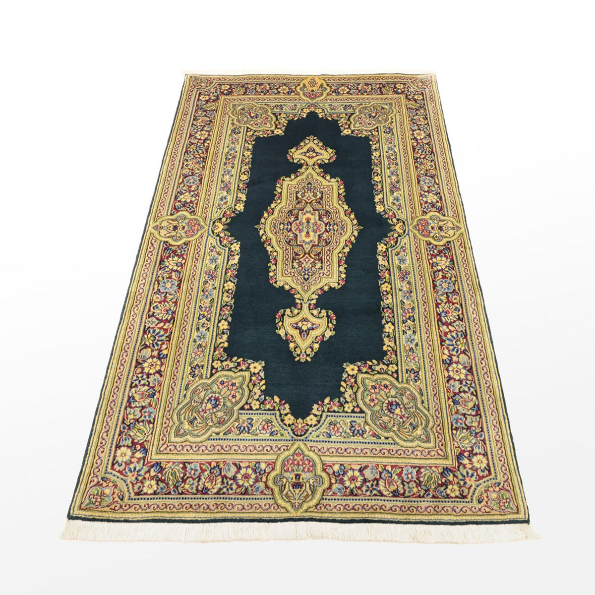 Tapis persan - Classique - Royal - 152 x 90 cm - vert foncé