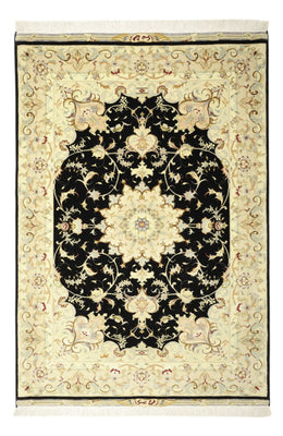 Tapis persan - Tabriz - Royal - 152 x 99 cm - bleu foncé