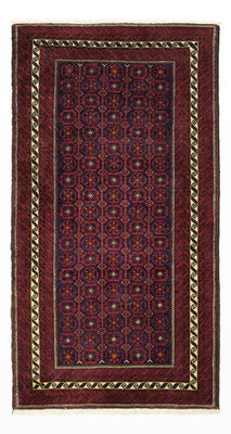 Tapis de couloir Tapis Belutsch - 185 x 100 cm - rouge foncé