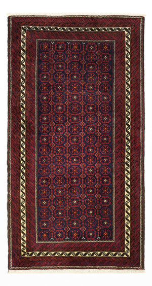 Tapis de couloir Tapis Belutsch - 185 x 100 cm - rouge foncé