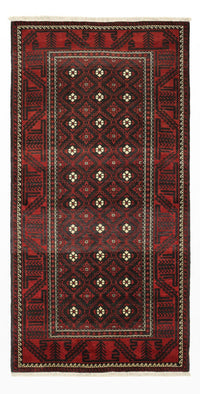 Tapis de couloir Tapis Belutsch - 199 x 102 cm - rouge foncé