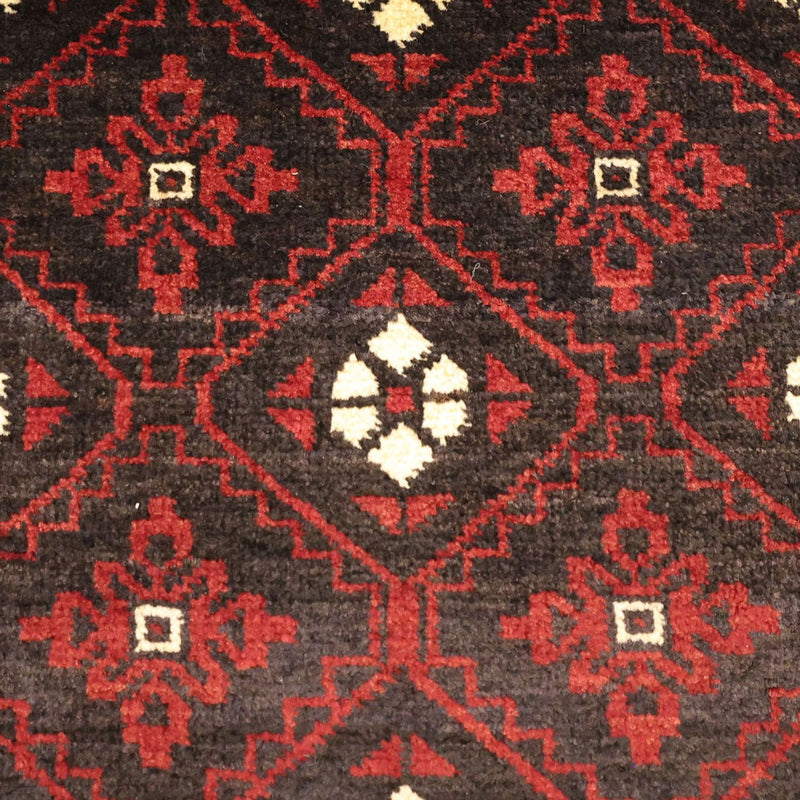Tapis de couloir Tapis Belutsch - 199 x 102 cm - rouge foncé