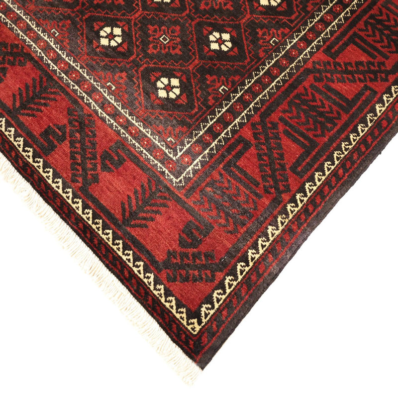 Tapis de couloir Tapis Belutsch - 199 x 102 cm - rouge foncé