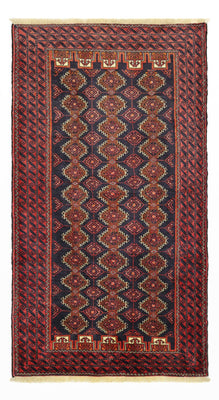 Tapis de couloir Tapis Belutsch - 197 x 106 cm - rouge foncé