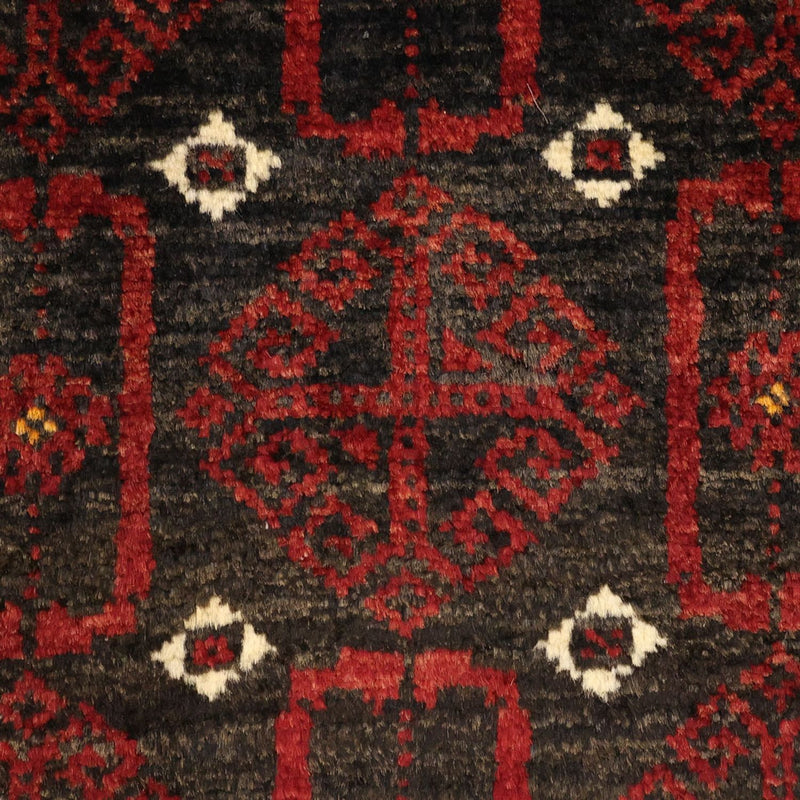 Tapis de couloir Tapis Belutsch - 196 x 107 cm - rouge foncé