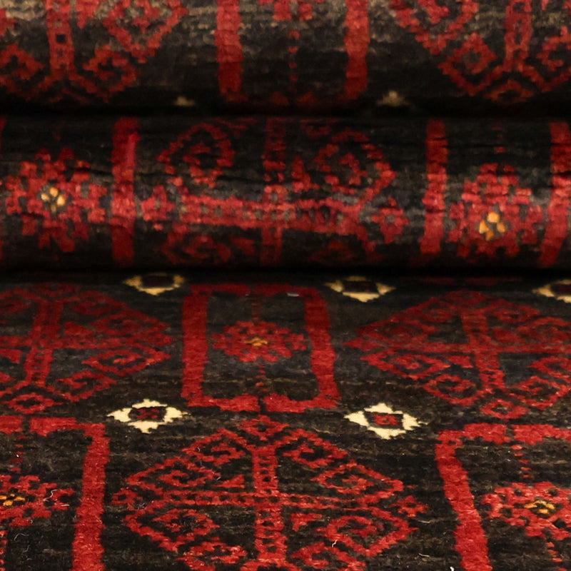 Tapis de couloir Tapis Belutsch - 196 x 107 cm - rouge foncé