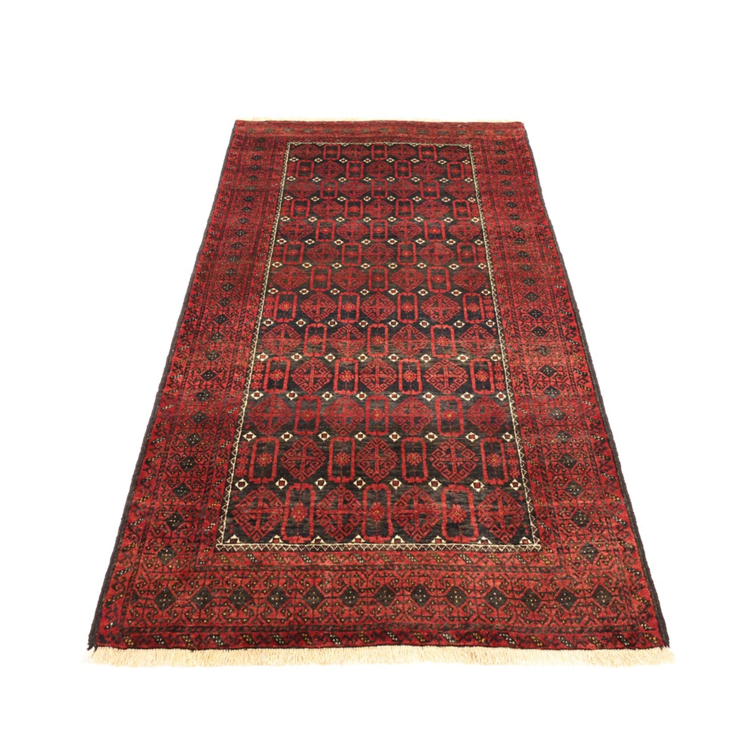 Tapis de couloir Tapis Belutsch - 196 x 107 cm - rouge foncé