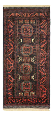 Tapis de couloir Tapis Belutsch - 196 x 92 cm - rouge foncé