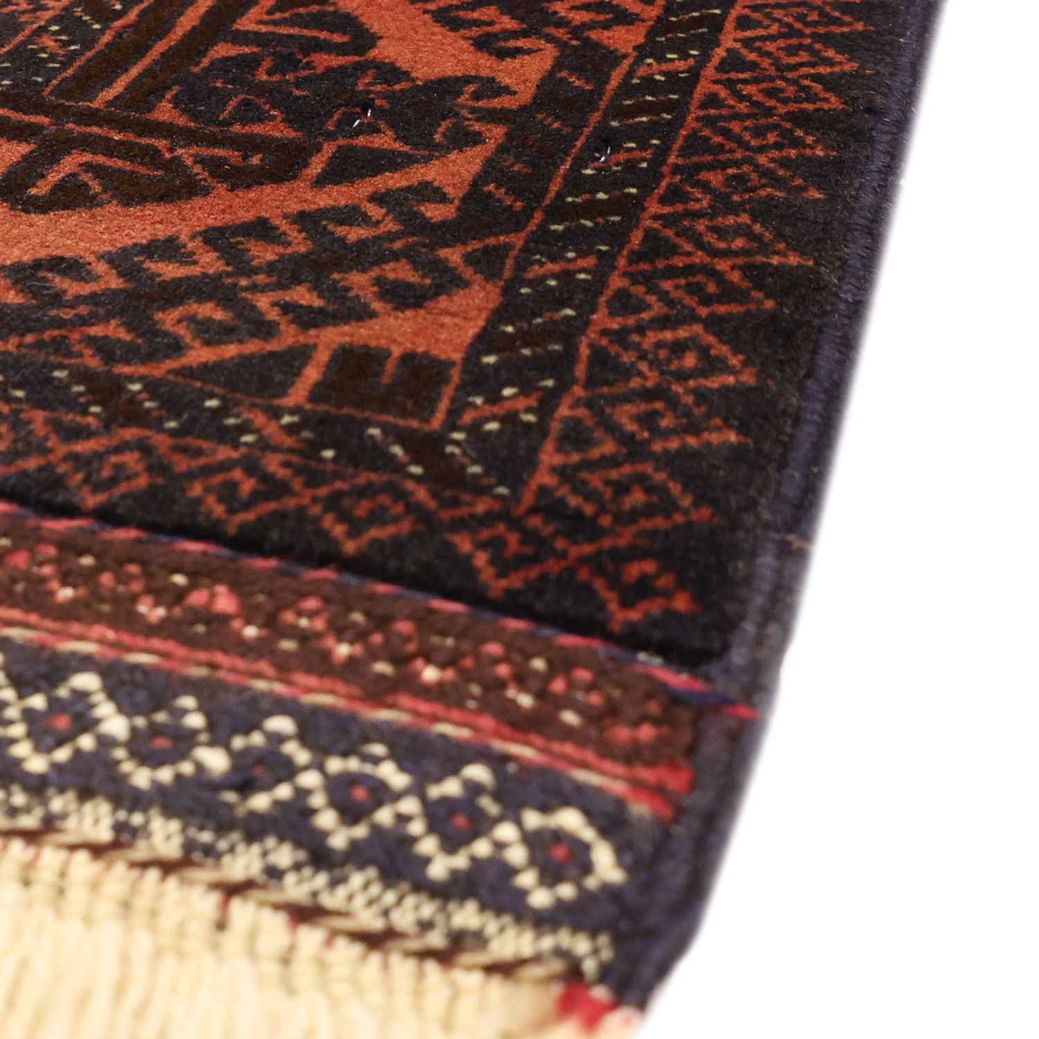 Tapis de couloir Tapis Belutsch - 196 x 92 cm - rouge foncé