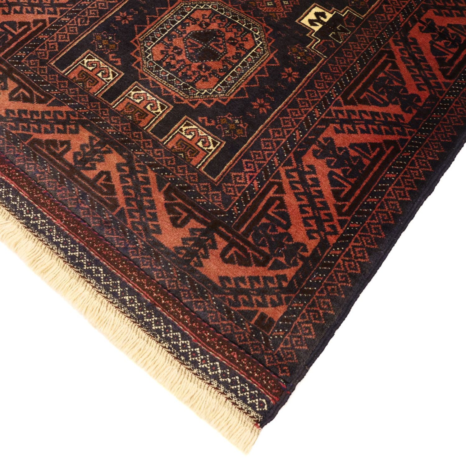 Tapis de couloir Tapis Belutsch - 196 x 92 cm - rouge foncé