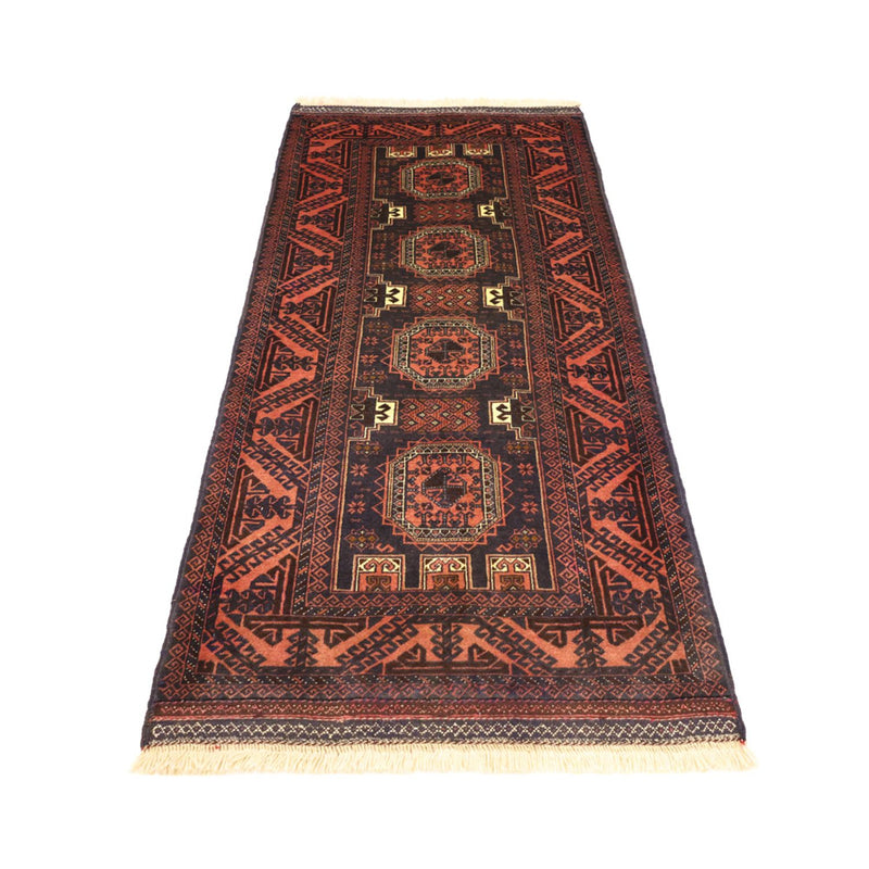 Tapis de couloir Tapis Belutsch - 196 x 92 cm - rouge foncé