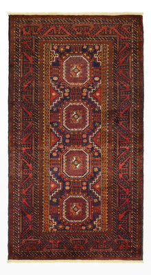 Tapis de couloir Tapis Belutsch - 188 x 101 cm - rouge foncé