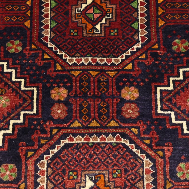 Tapis de couloir Tapis Belutsch - 188 x 101 cm - rouge foncé