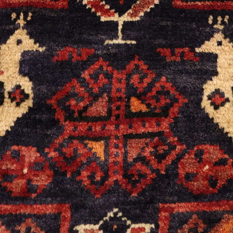 Tapis de couloir Tapis Belutsch - 200 x 107 cm - rouge foncé