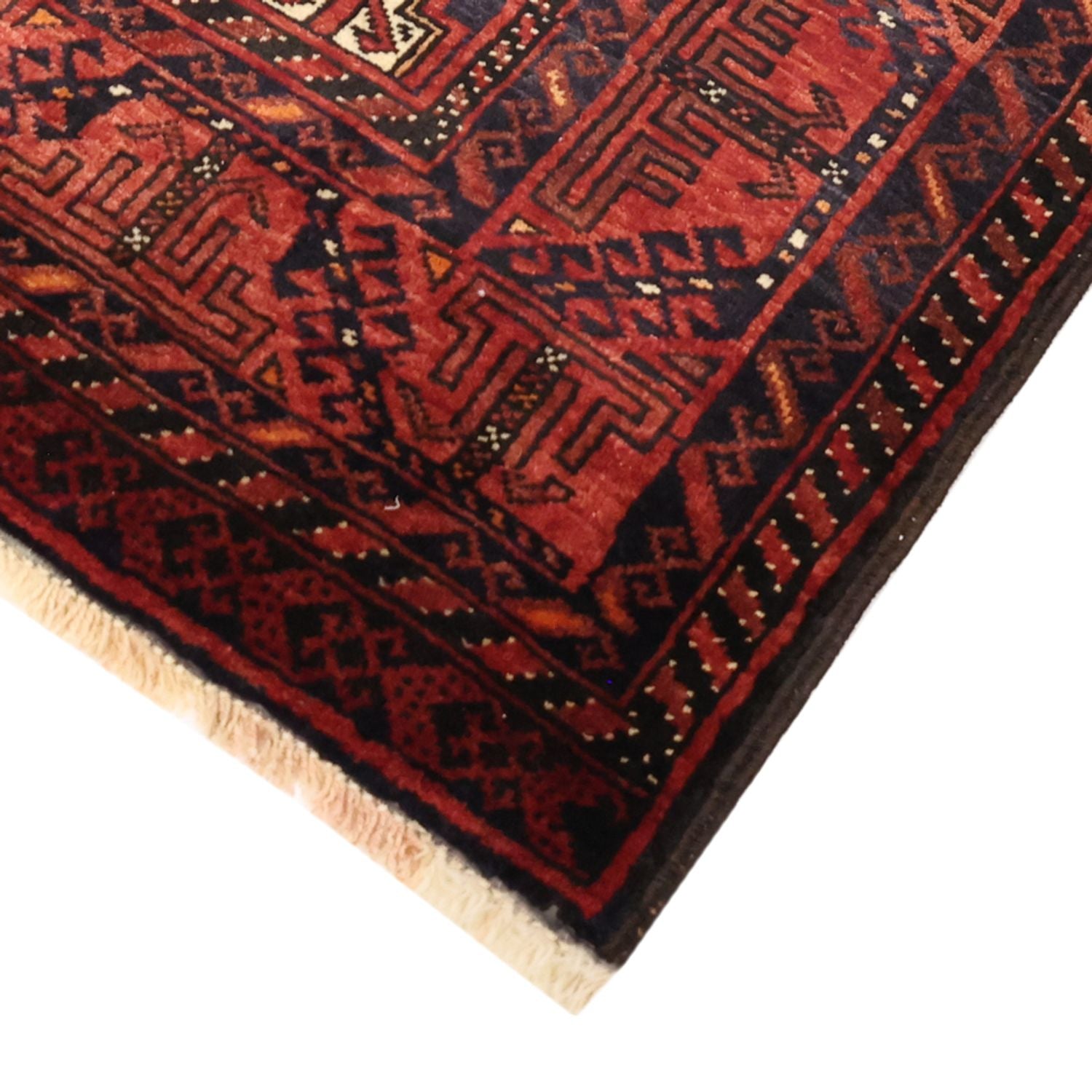 Tapis de couloir Tapis Belutsch - 200 x 107 cm - rouge foncé