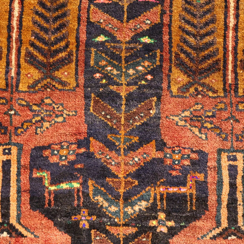 Tapis de couloir Tapis Belutsch - 212 x 106 cm - rouge foncé