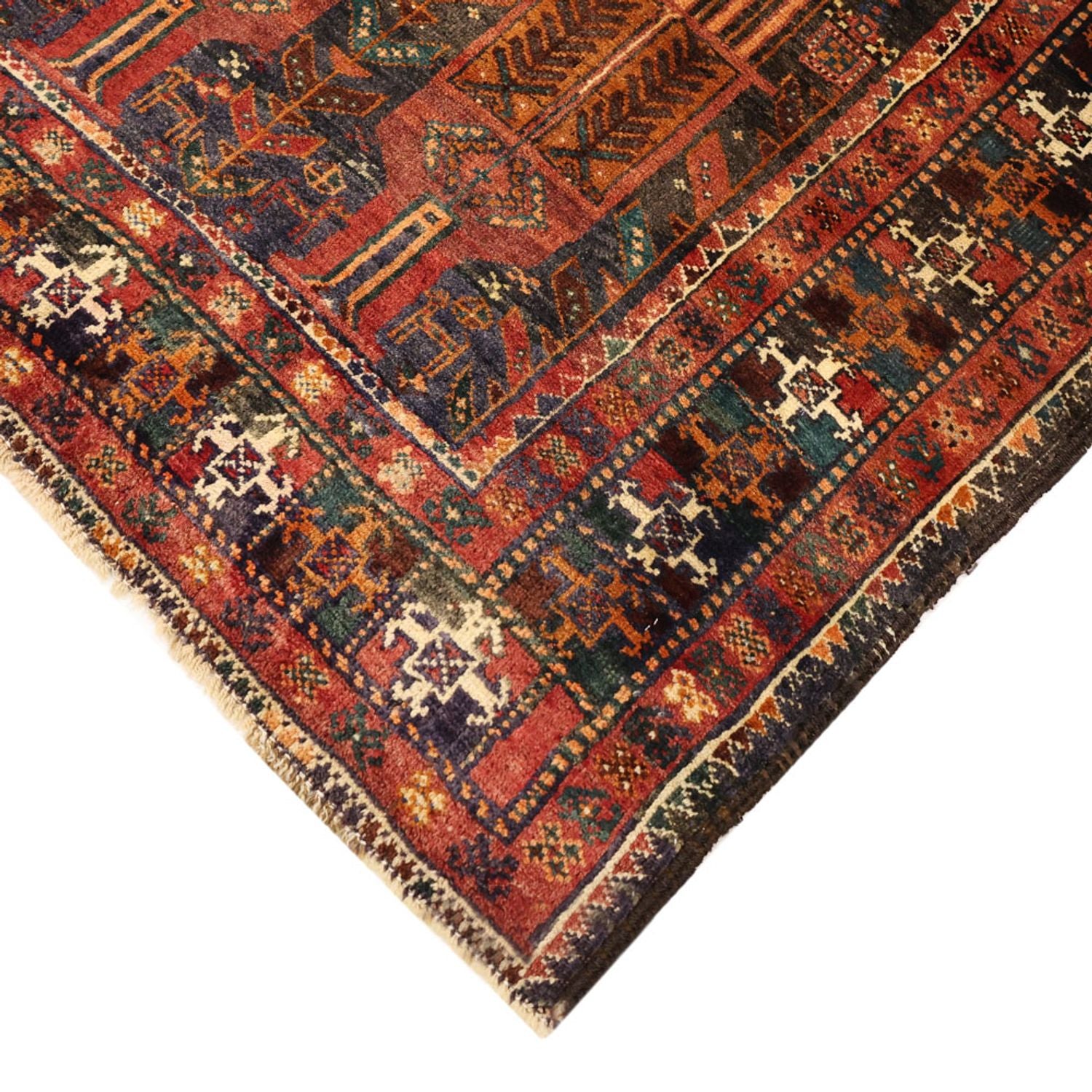Tapis de couloir Tapis Belutsch - 212 x 106 cm - rouge foncé
