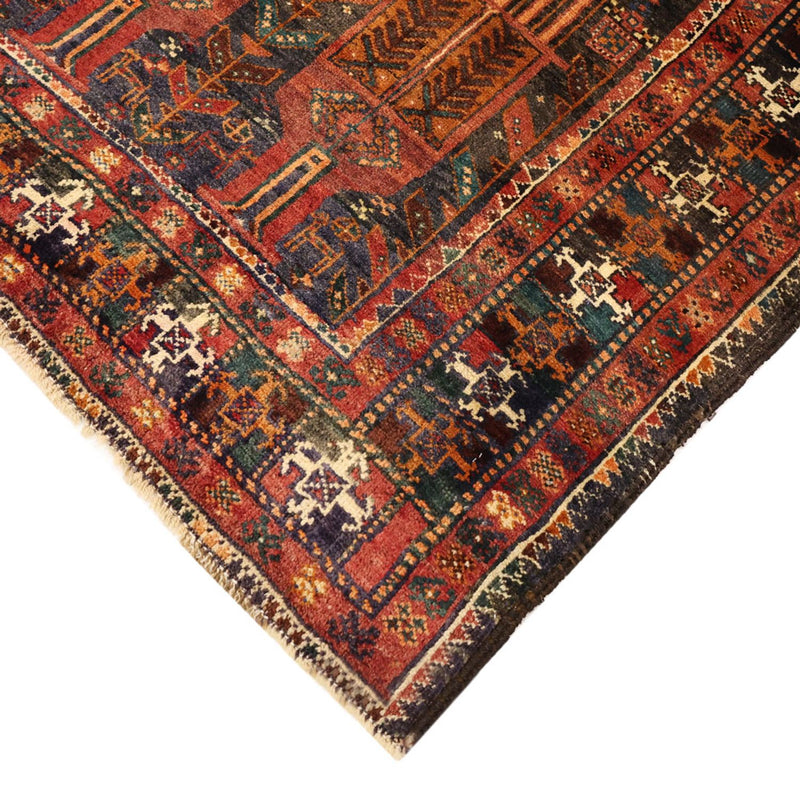 Tapis de couloir Tapis Belutsch - 212 x 106 cm - rouge foncé