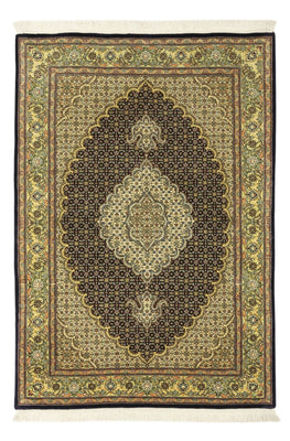 Tapis persan - Tabriz - Royal - 146 x 102 cm - vert foncé