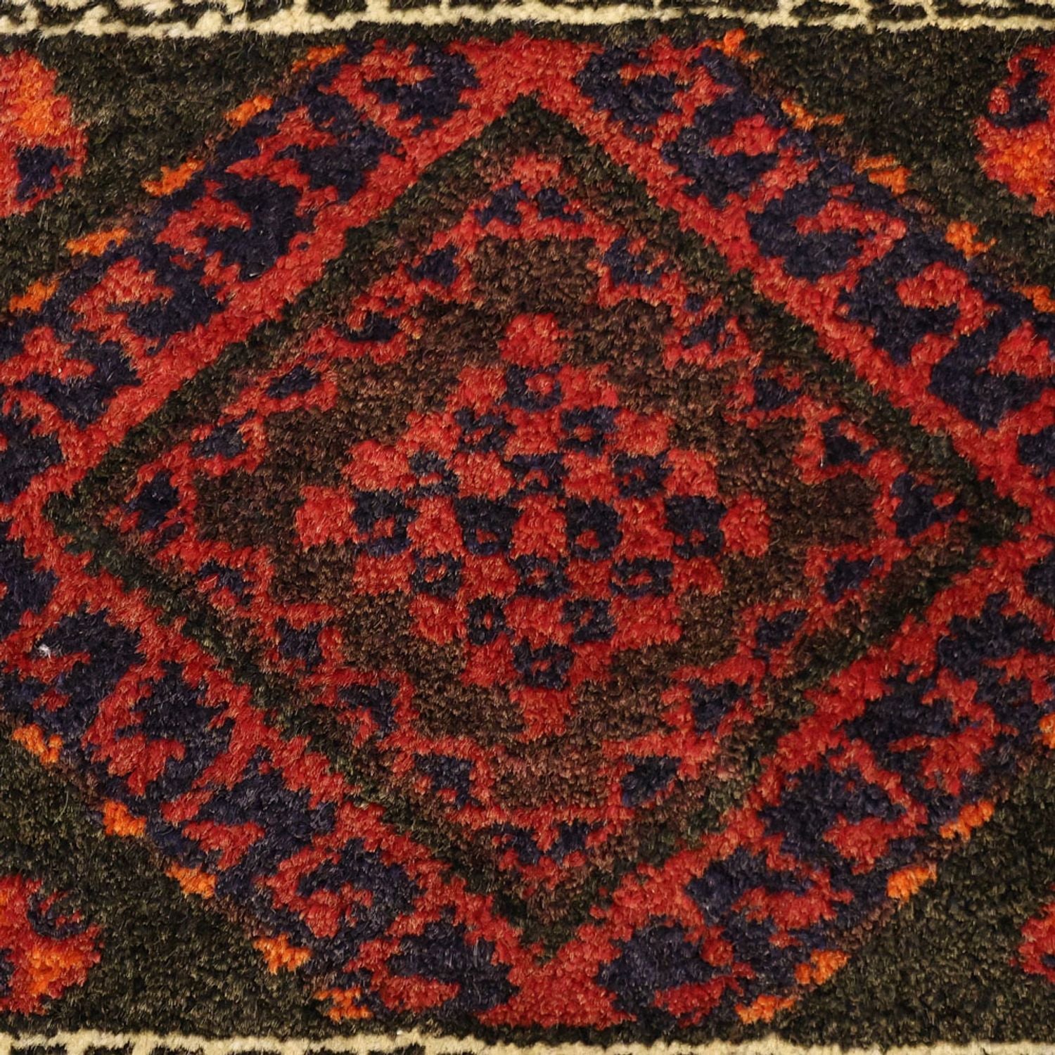 Tapis de couloir Tapis Belutsch - 194 x 102 cm - rouge foncé