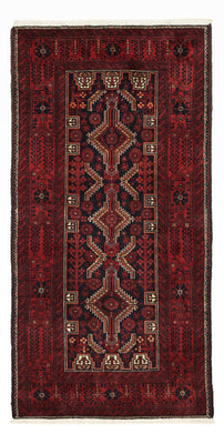 Tapis de couloir Tapis Belutsch - 199 x 100 cm - rouge foncé