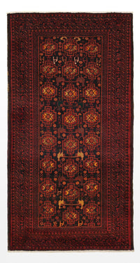 Tapis de couloir Tapis Belutsch - 192 x 100 cm - rouge foncé